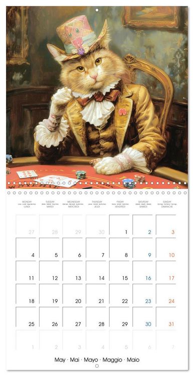 Produktbild: Animal La Belle Epoque (Wall Calendar 2026 12 &times; 12 Inch) CALVENDO 12 Month Wall Calendar