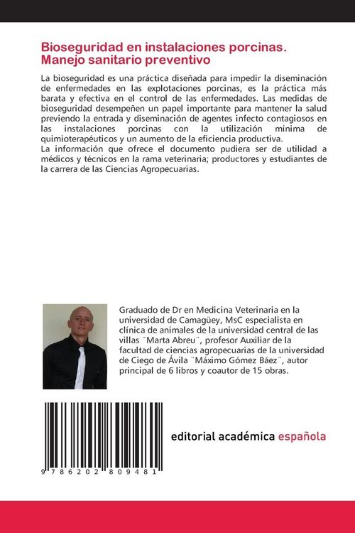 Produktbild: Bioseguridad en instalaciones porcinas. Manejo sanitario preventivo