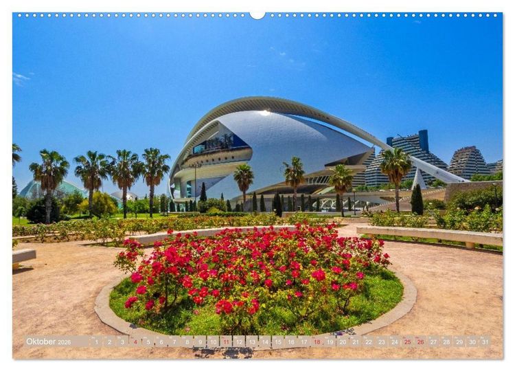 Produktbild: Zauberhaftes Valencia (Wandkalender 2026 DIN A2 quer), CALVENDO Monatskalender