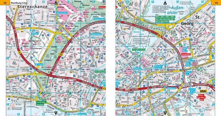 Produktbild: ADAC Cityatlas Hamburg 1:15.000