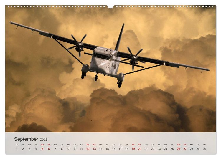Produktbild: Flugzeuge &uuml;ber den Wolken (Wandkalender 2026 DIN A2 quer), CALVENDO Monatskalender