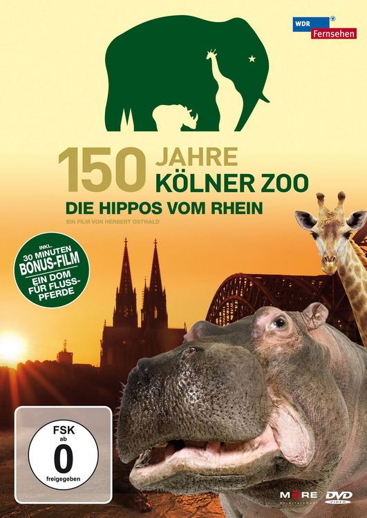 Produktbild: 150 Jahre K&ouml;lner Zoo - Die Hippos vom Rhein