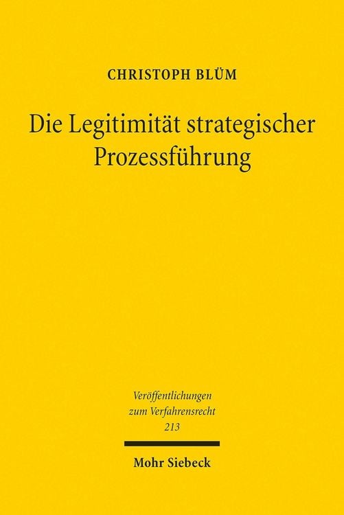 Produktbild: Die Legitimit&auml;t strategischer Prozessf&uuml;hrung