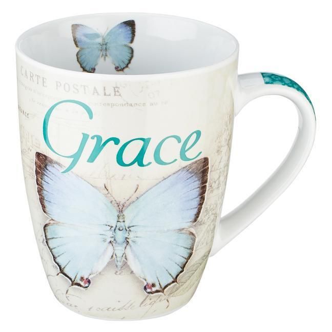 Produktbild: Mug Butterfly Teal Grace Ephes