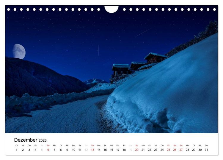 Produktbild: Bergbauernh&ouml;fe im Ultental (Wandkalender 2026 DIN A4 quer), CALVENDO Monatskalender