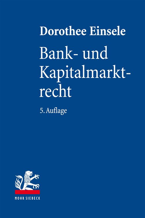 Produktbild: Bank- und Kapitalmarktrecht