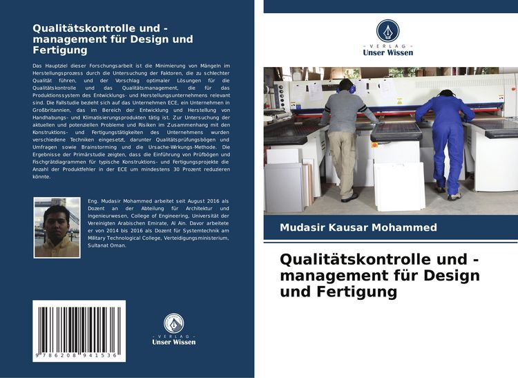 Produktbild: Qualit&auml;tskontrolle und -management f&uuml;r Design und Fertigung