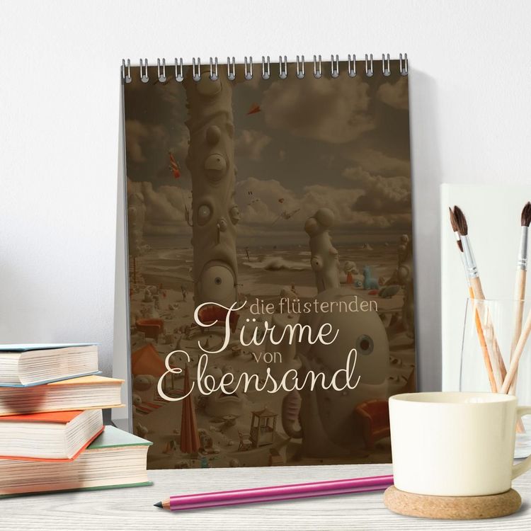 Produktbild: Die Fl&uuml;sternden T&uuml;rme von Ebensand (Tischkalender 2027 DIN A5 hoch), CALVENDO Monatskalender