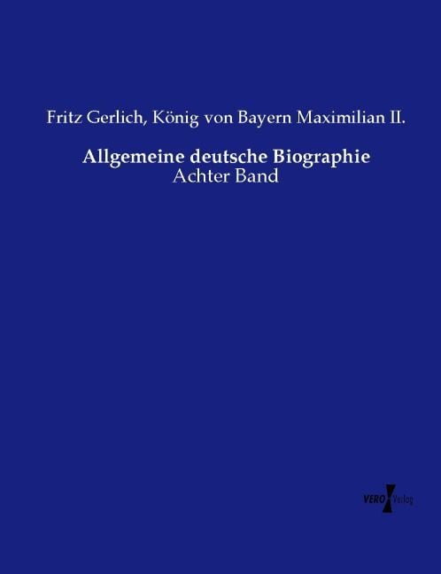Produktbild: Allgemeine deutsche Biographie