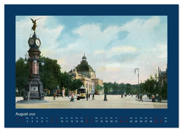 Produktbild: Historisches Frankfurt am Main von 1888 bis 1918 (Wandkalender 2026 DIN A3 quer), CALVENDO Monatskalender