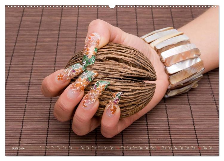 Produktbild: Verg&auml;ngliche Kunst - Nailart Episode 2 (Wandkalender 2026 DIN A2 quer), CALVENDO Monatskalender