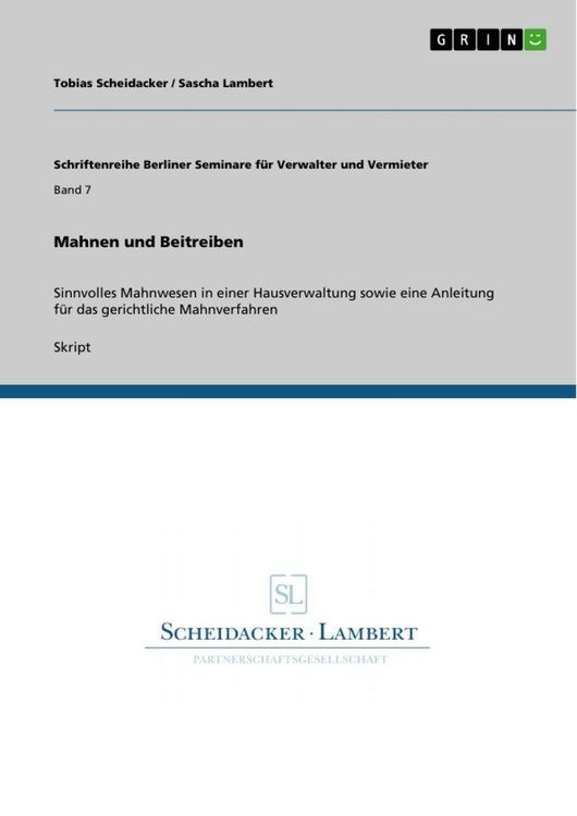 Produktbild: Mahnen und Beitreiben