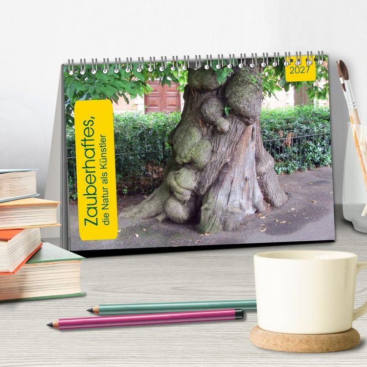Produktbild: Zauberhaftes, die Natur als K&uuml;nstler (Tischkalender 2027 DIN A5 quer), CALVENDO Monatskalender