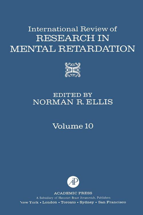 Produktbild: International Review of Research in Mental Retardation