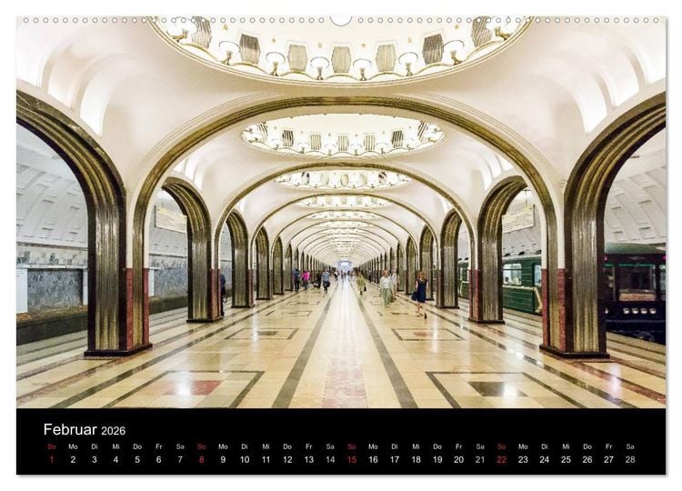 Produktbild: Moskau 2026 (hochwertiger Premium Wandkalender 2026 DIN A2 quer), Kunstdruck in Hochglanz