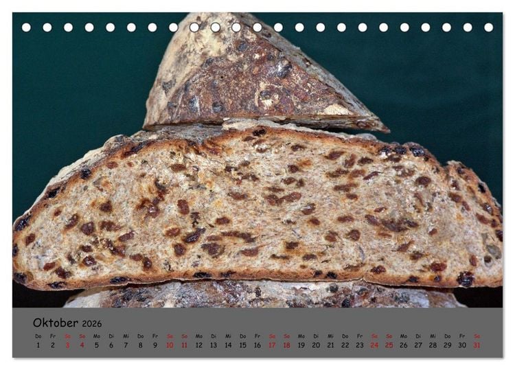 Produktbild: Mein Brotkalender (Tischkalender 2026 DIN A5 quer), CALVENDO Monatskalender