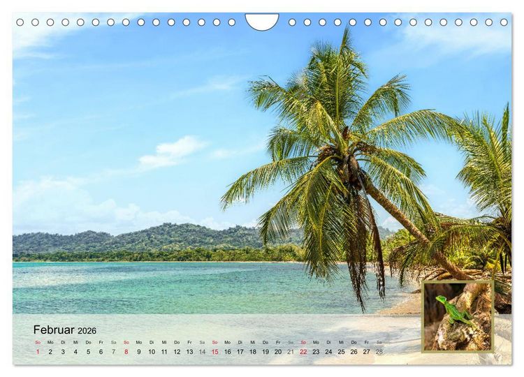 Produktbild: Costa Rica Dreams Tropische Naturwunder (Wandkalender 2026 DIN A4 quer), CALVENDO Monatskalender