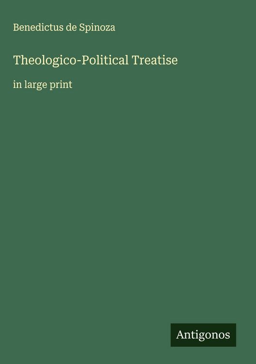 Produktbild: Theologico-Political Treatise