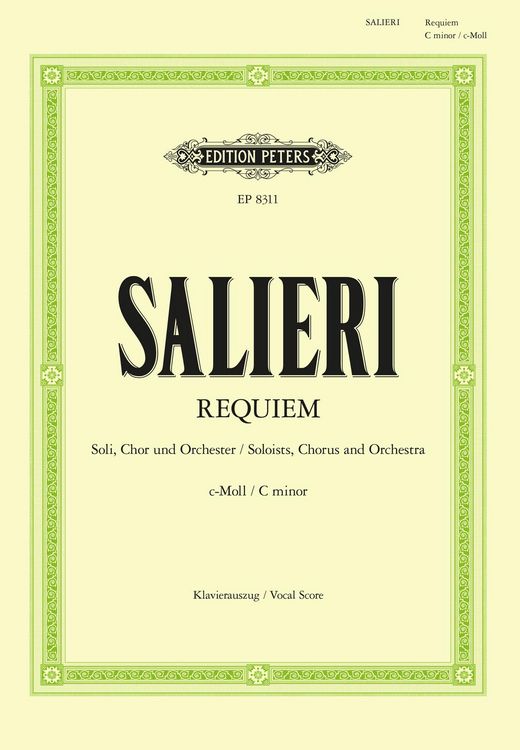 Produktbild: Salieri, A: Requiem in C Minor (Latin)