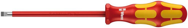 Produktbild: Wera 160 i VDE Schlitz-Schraubendreher Klingenbreite: 6.5 mm Klingenl&auml;nge: 150 mm DIN EN 60900