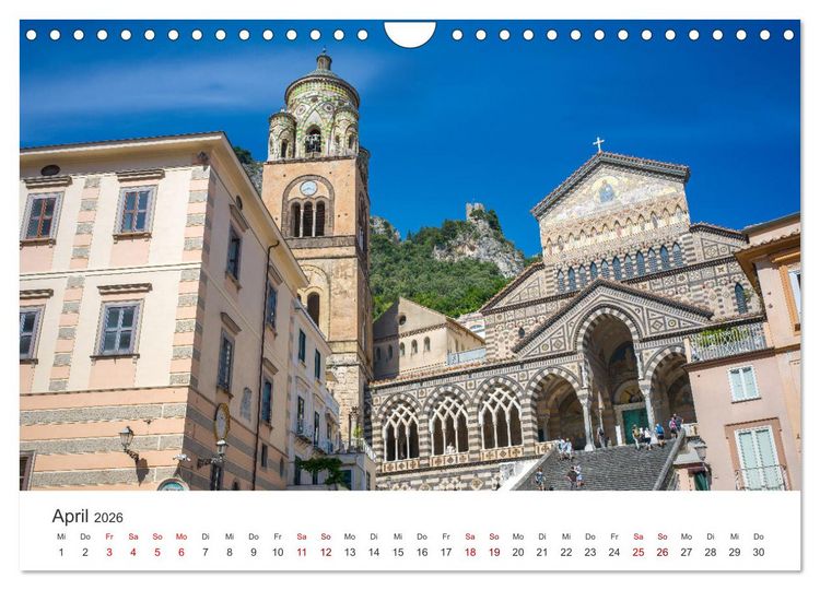 Produktbild: Malerische Amalfik&uuml;ste (Wandkalender 2026 DIN A4 quer), CALVENDO Monatskalender