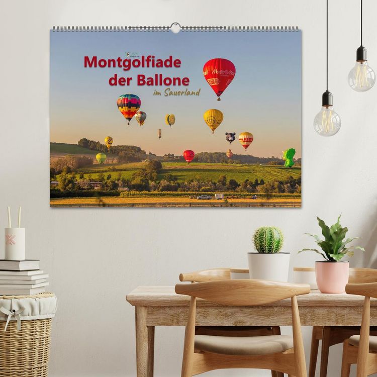 Produktbild: Montgolfiade der Ballone im Sauerland (Wandkalender 2026 DIN A2 quer), CALVENDO Monatskalender
