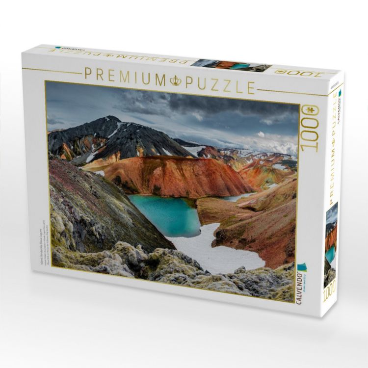 Produktbild: CALVENDO Puzzle Island, Versteckte blaue Lagune | 1000 Teile Lege-Gr&ouml;&szlig;e 64x48cm Foto-Puzzle f&uuml;r gl&uuml;ckliche Stunden