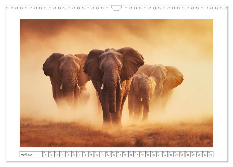 Produktbild: Magie der Wildnis (Wandkalender 2026 DIN A3 quer), CALVENDO Monatskalender