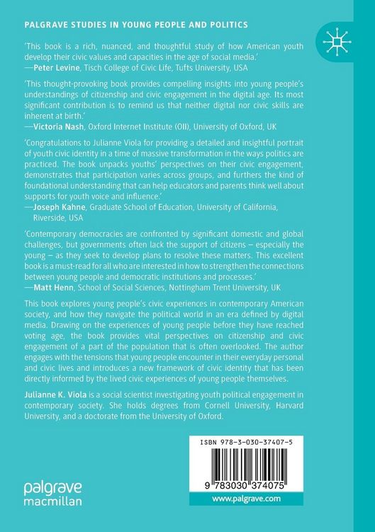 Produktbild: Young People's Civic Identity in the Digital Age