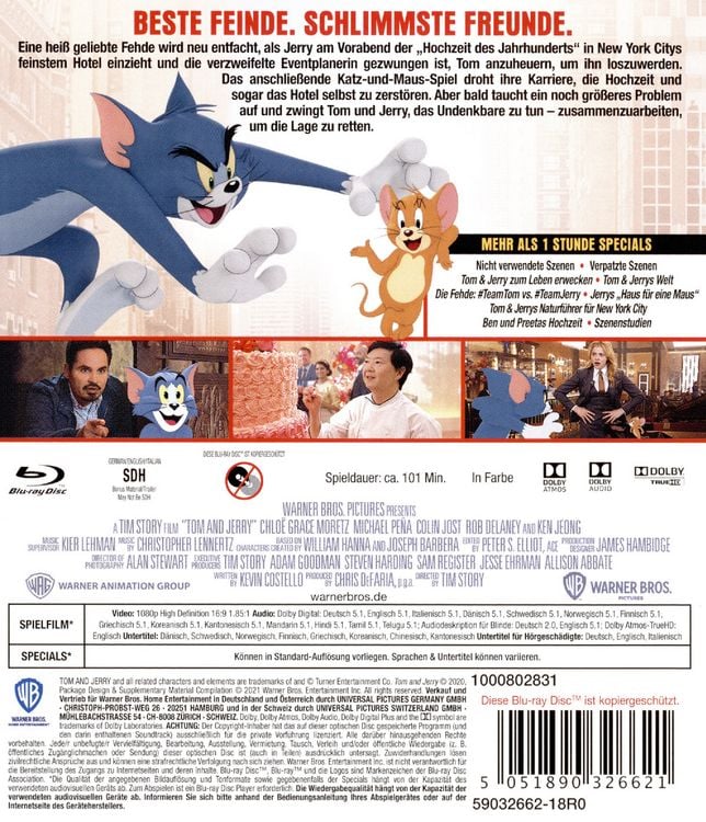 Produktbild: Tom & Jerry - Der Kinofilm