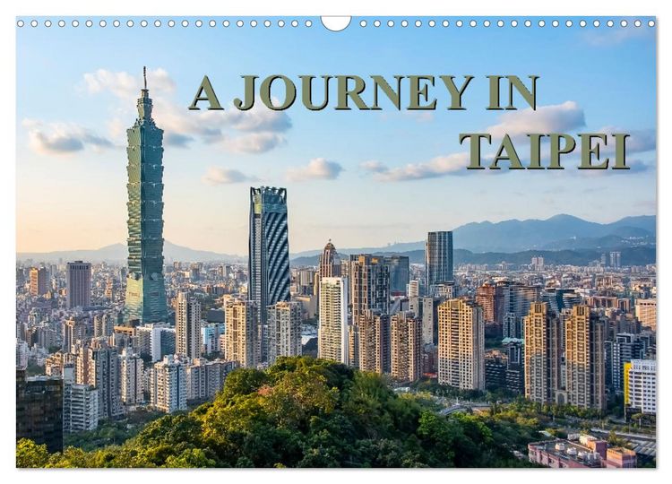Produktbild: A Journey In Taipei (Wall Calendar 2026 DIN A3 landscape), CALVENDO 12 Month Wall Calendar