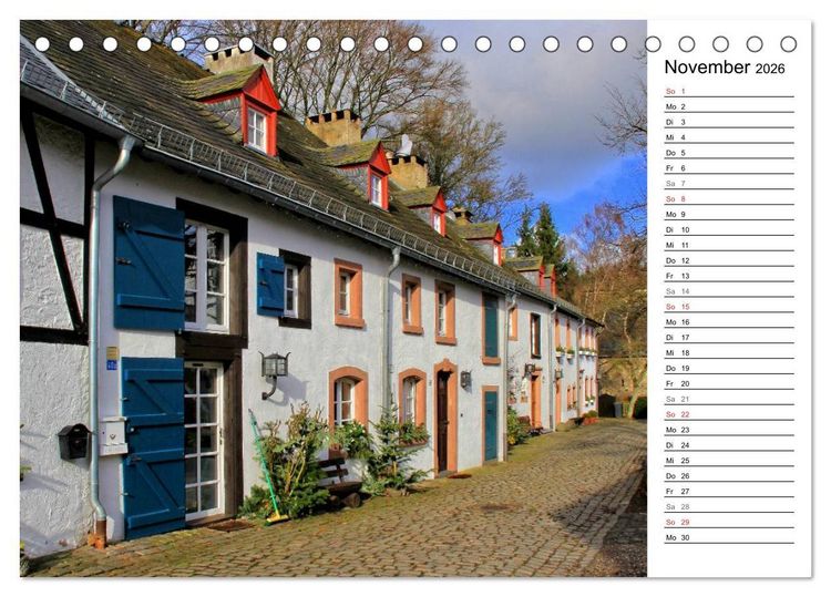 Produktbild: Die Eifel und ihre Regionen - Die Nordeifel (Tischkalender 2026 DIN A5 quer), CALVENDO Monatskalender
