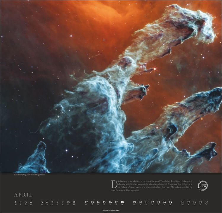 Produktbild: Stephen Hawking Kalender 2027 - Mein Universum