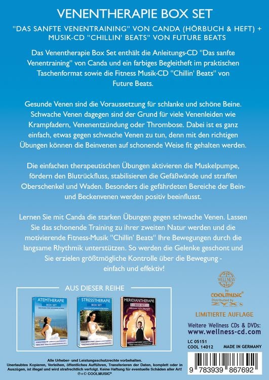 Produktbild: Venentherapie Box Set: &Uuml;bungen f&uuml;r gesunde Beine
