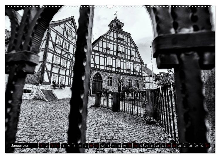 Produktbild: Ein Blick auf Homberg an der Efze (hochwertiger Premium Wandkalender 2026 DIN A2 quer), Kunstdruck in Hochglanz