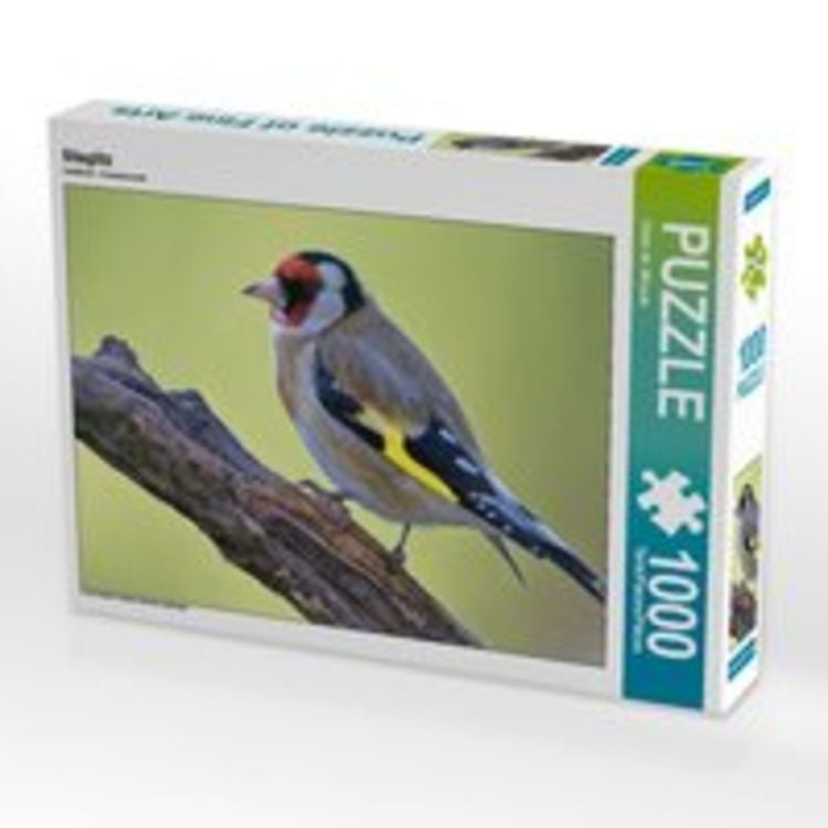 Produktbild: CALVENDO Puzzle Stieglitz 1000 Teile Lege-Gr&ouml;&szlig;e 64 x 48 cm Foto-Puzzle Bild von Dieter-M. Wilczek