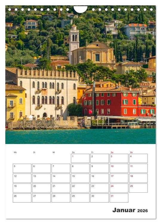 Produktbild: Malcesine am Gardasee - Impressionen (Wandkalender 2026 DIN A4 hoch), CALVENDO Monatskalender