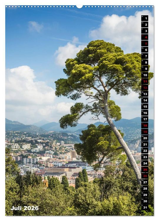 Produktbild: Idyllisches Nizza (hochwertiger Premium Wandkalender 2026 DIN A2 hoch), Kunstdruck in Hochglanz