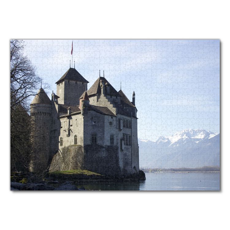 Produktbild: Lais Puzzle Burg Montreux Schweiz See Chillon 1000 Teile