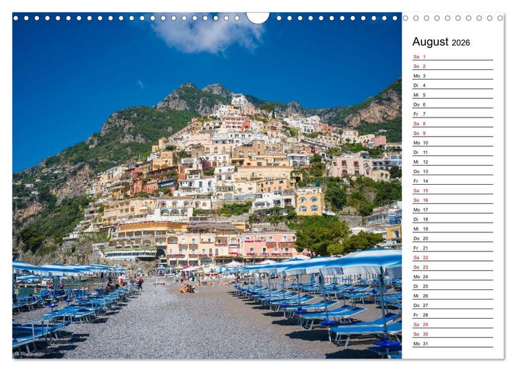 Produktbild: Amalfik&uuml;ste - Der Planer (Wandkalender 2026 DIN A3 quer), CALVENDO Monatskalender