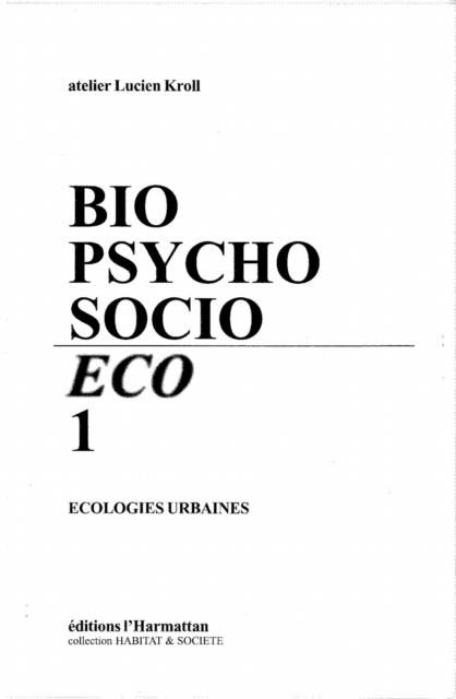Produktbild: Bio, psycho, socio Eco 1