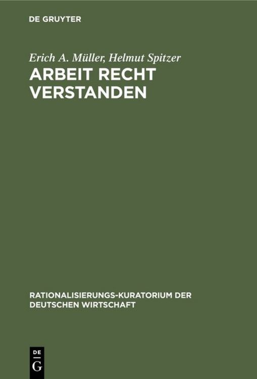 Produktbild: Arbeit recht verstanden