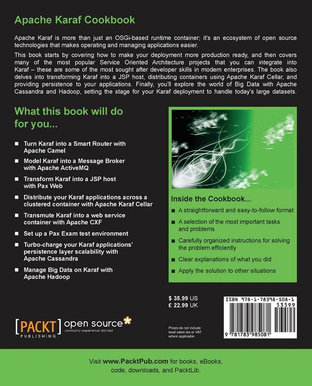 Produktbild: Apache Karaf Cookbook