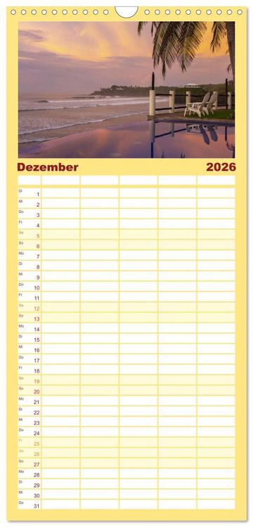 Produktbild: Familienplaner 2026 - El Salvador - Unber&uuml;hrte und wundersch&ouml;ne Natur. mit 5 Spalten (Wandkalender, 21 x 45 cm) CALVENDO