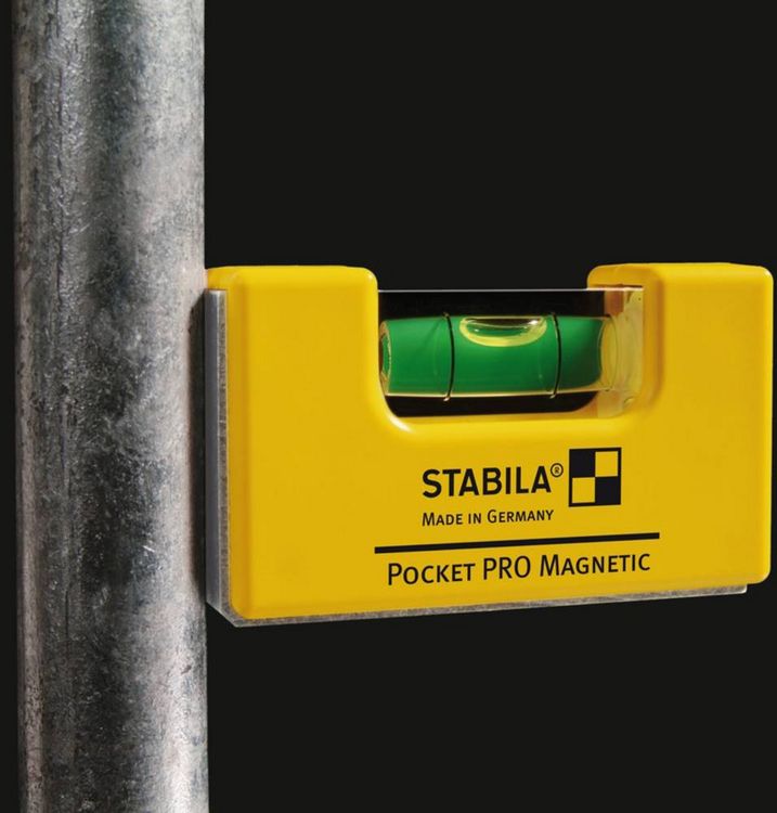 Produktbild: Stabila POCKET PRO MAGNETIC 17768 Mini-Wasserwaage 7 cm 1 mm/m