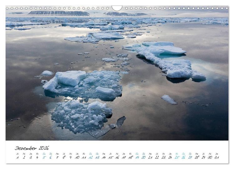 Produktbild: 78&deg; Nord - Arktische Momente in Svalbard (Wandkalender 2026 DIN A3 quer), CALVENDO Monatskalender