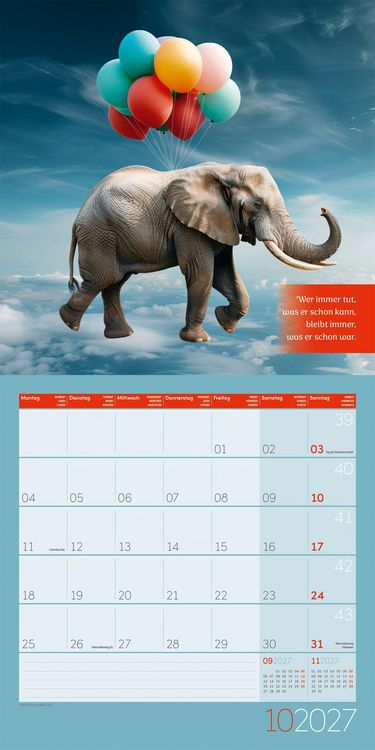 Produktbild: Alles wird gut Kalender 2027 - 30x30 - Art12