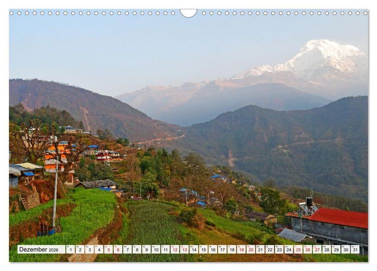 Produktbild: Der POON HILL TREK in NEPAL (Wandkalender 2026 DIN A3 quer), CALVENDO Monatskalender