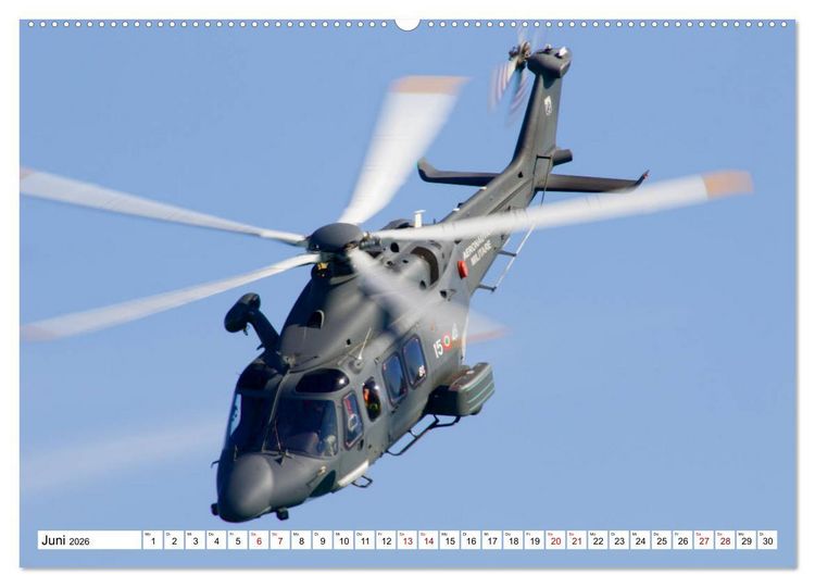 Produktbild: Hubschrauber in Action (Wandkalender 2026 DIN A2 quer), CALVENDO Monatskalender