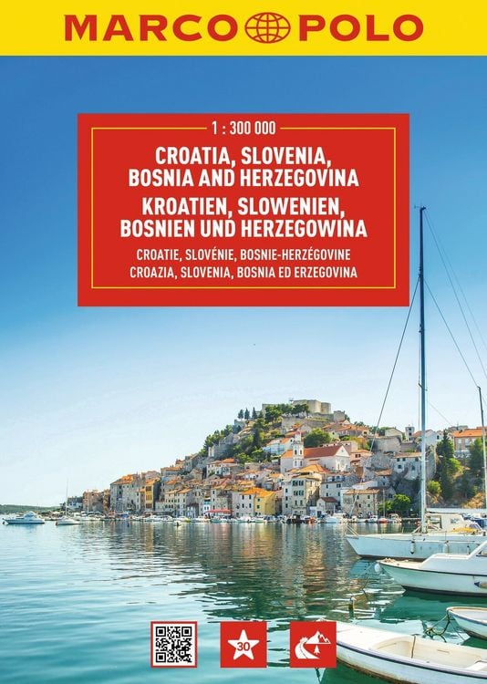 Produktbild: MARCO POLO Reiseatlas Kroatien, Slowenien, Bosnien und Herzegowina 1:300.000